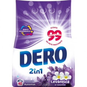 Dero automat 4 kg 2 in 1 lavanda si iasomie