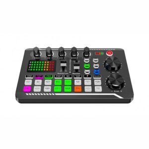 Mixer multifuncțional profesional F998 volum reglabil USB live streaming