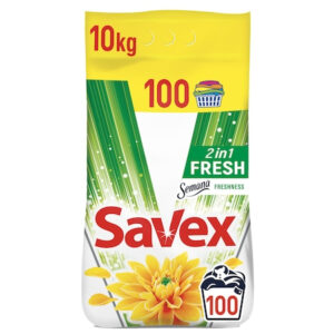 Savex detergent rufe automat 10 kg 2 in 1 fresh