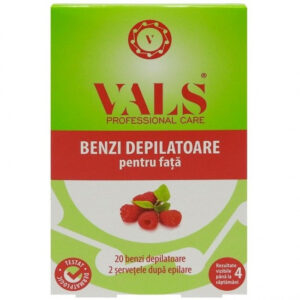 Vals benzi depilatoare fata 20 buc fructe rosii padure shea