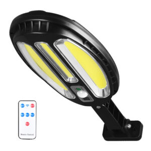 Lampă solara cu led, senzor miscare tip stradală model 138 COB