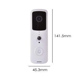Videointerfon Tuya  Smart Home WIFI camera 1080P, sonerie fără fir pentru exterior cu baterie Protecție la apă IP65