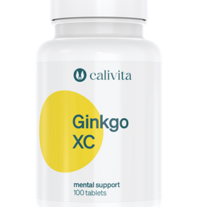 Ginkgo XC, CaliVita 100 tablete Ginkgo biloba cu efecte benefice asupra îmbunătăţirea memoriei şi capacităţii de concentrare.