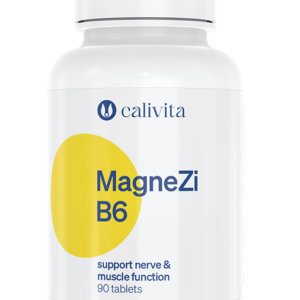 MagneZi B6 CaliVita 90 tablete oferă un sprijin complex sistemului muscular şi nervos.