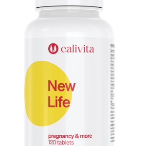 New Life CaliVita 120 tablete multivitamine pentru femeile însărcinate sau care alăptează.