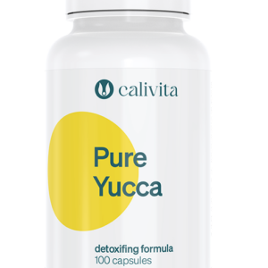 Pure Yucca 100cps CaliVita, supliment pentru detoxifiere cu efect diuretic, antiinflamator, antispasmodic şi antioxidant.