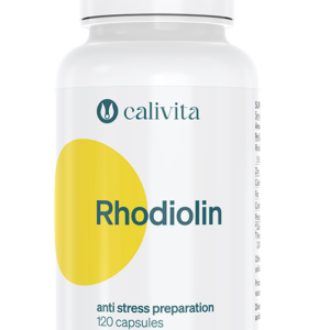 Rhodiolin CaliVita 120 capsule, preparat antistres, reduce oboseala si stimulează puterea de concentrare.