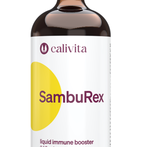 Samburex CaliVita 240ml, formulă pentru întărirea sistemului imunitar cu soc negru, Echinacea, Astragalus şi vitamina C.