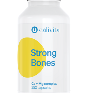 Strong Bones CaliVita 250 capsule, supliment cu magneziu si calciu pentru rezistenta oaselor.