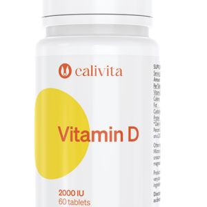 Vitamin D CaliVita 60 tablete, produs cu megadoză de vitamina D.