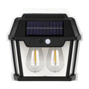 Lampa solara de perete HW 999-2W cu led, inductie si senzor miscare.